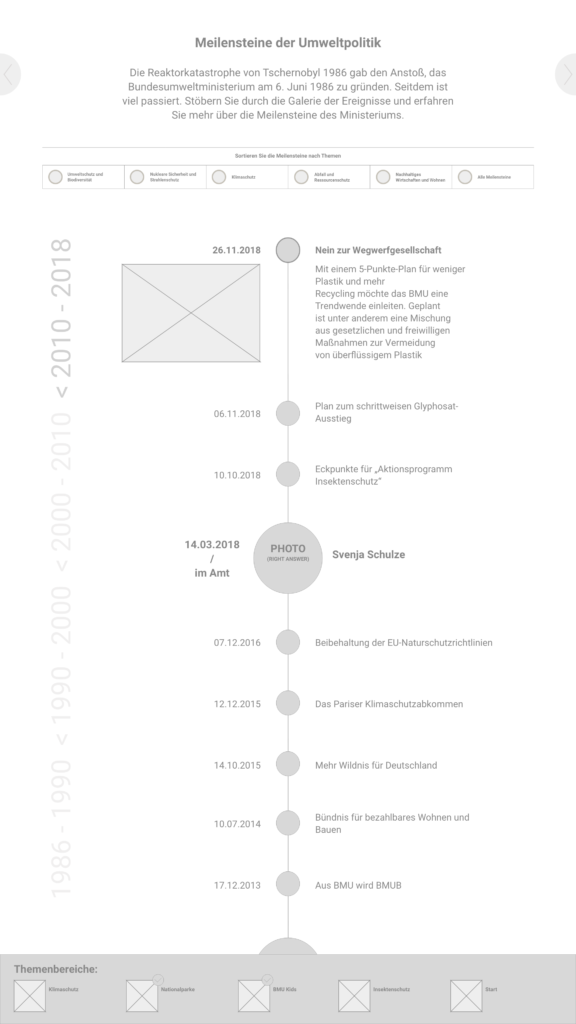 interactive screen wireframe by yana segal