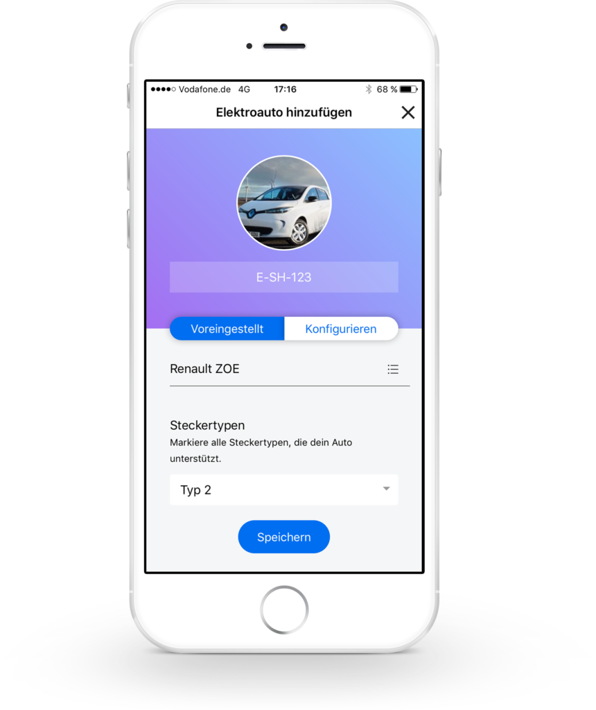 Share and charge mockup